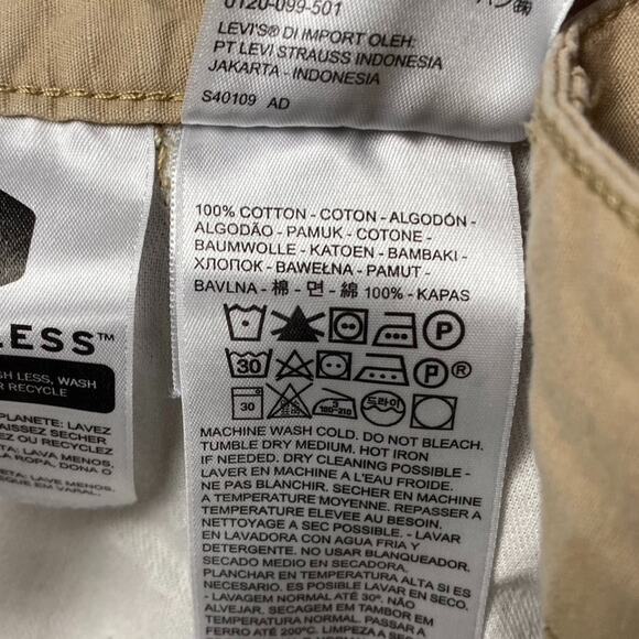 Levi's Ripstop Cargo Shorts Men's 38 Beige Workwear Rugged Causal Outdoors - Picture 5 of 10